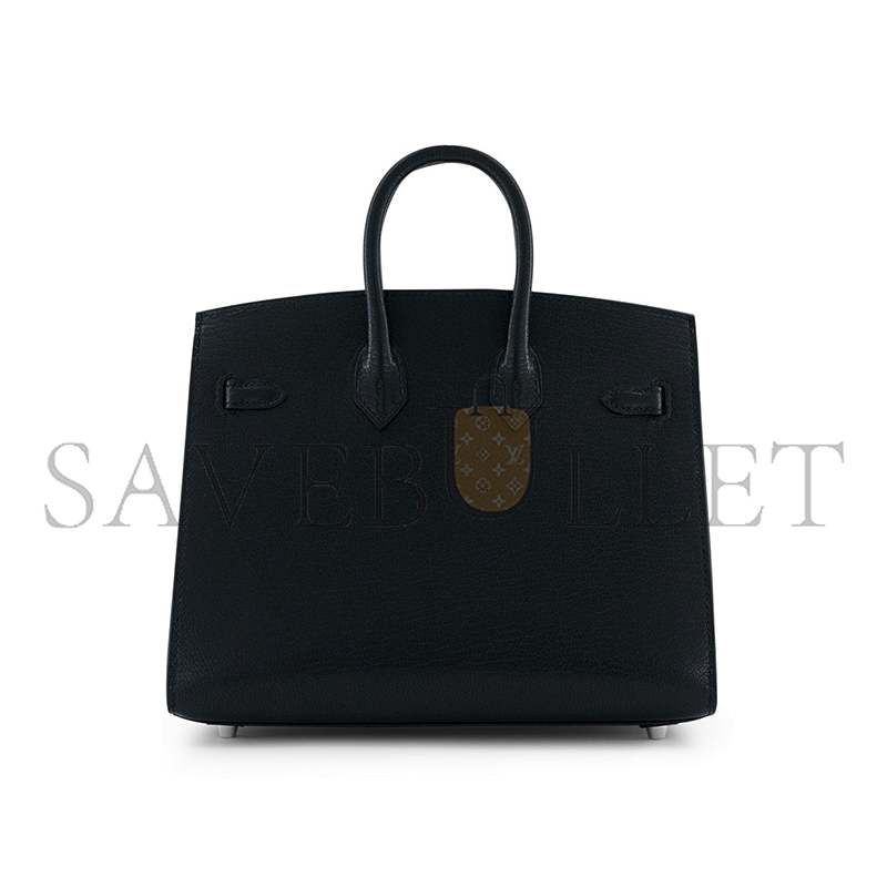HERMÈS MASTER BIRKIN 20 BOUCLERICE MODERNE CASAQUE CHEVRE BLACK (20*17*11cm)